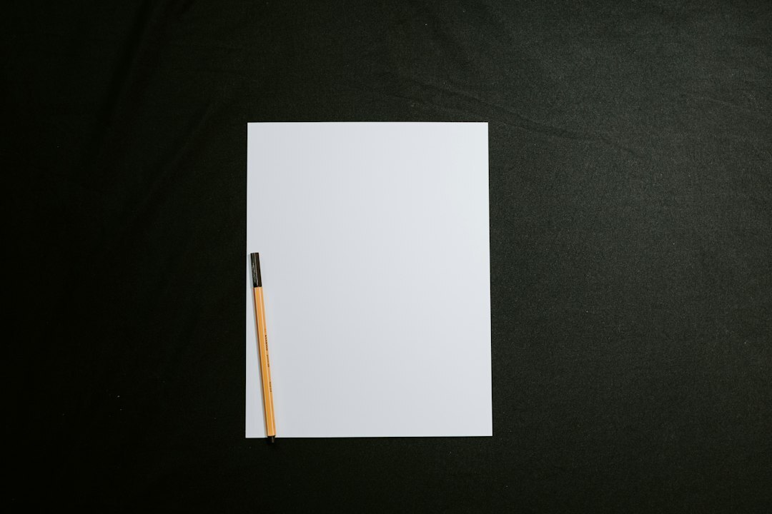 writer staring at blank page