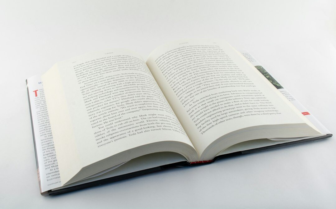open book with clues